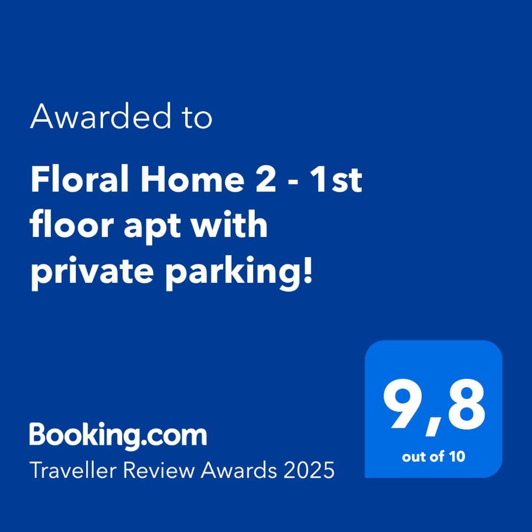Floral Home 2 - 1St Floor Apt With Private Parking! Athén Kültér fotó